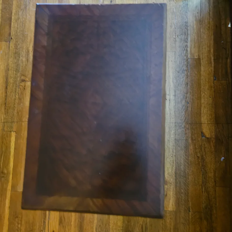 Antique Wood Ooak Side Table image indicator(2)