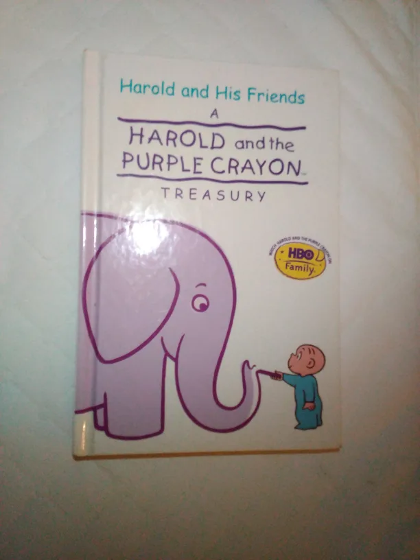 vintage 2002 Harold and the Purple Crayon Treasury thumbnail