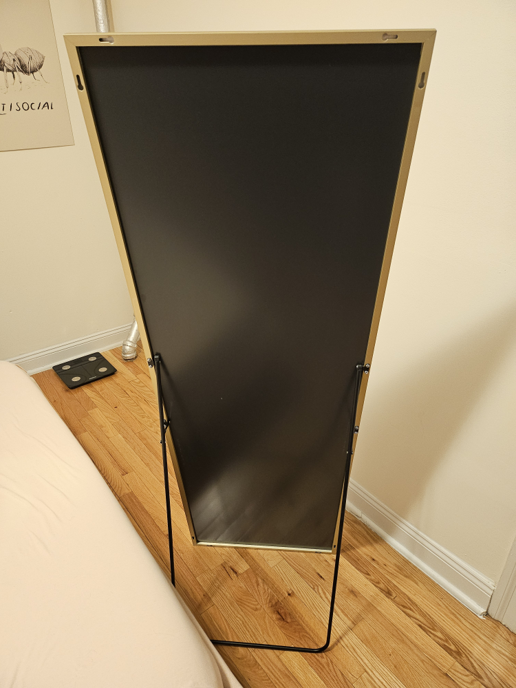 Gold framed full length mirror - photo 2