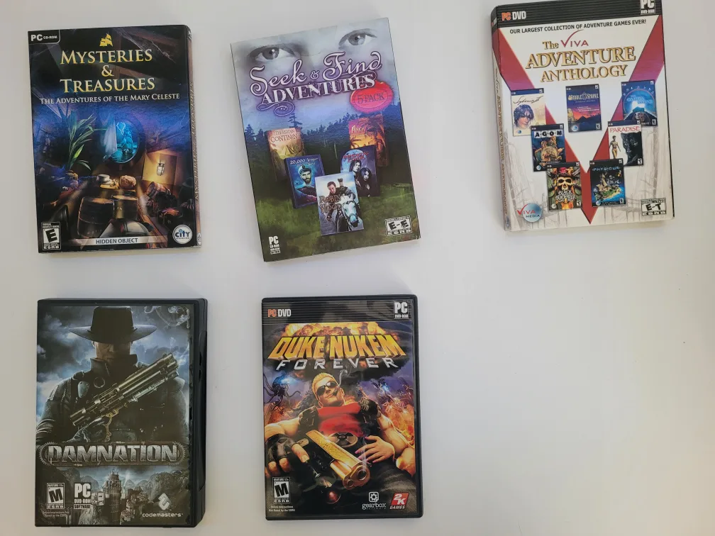 PC Games: Mysteries & Treasures, Seek & Find, Duke Nukem thumbnail