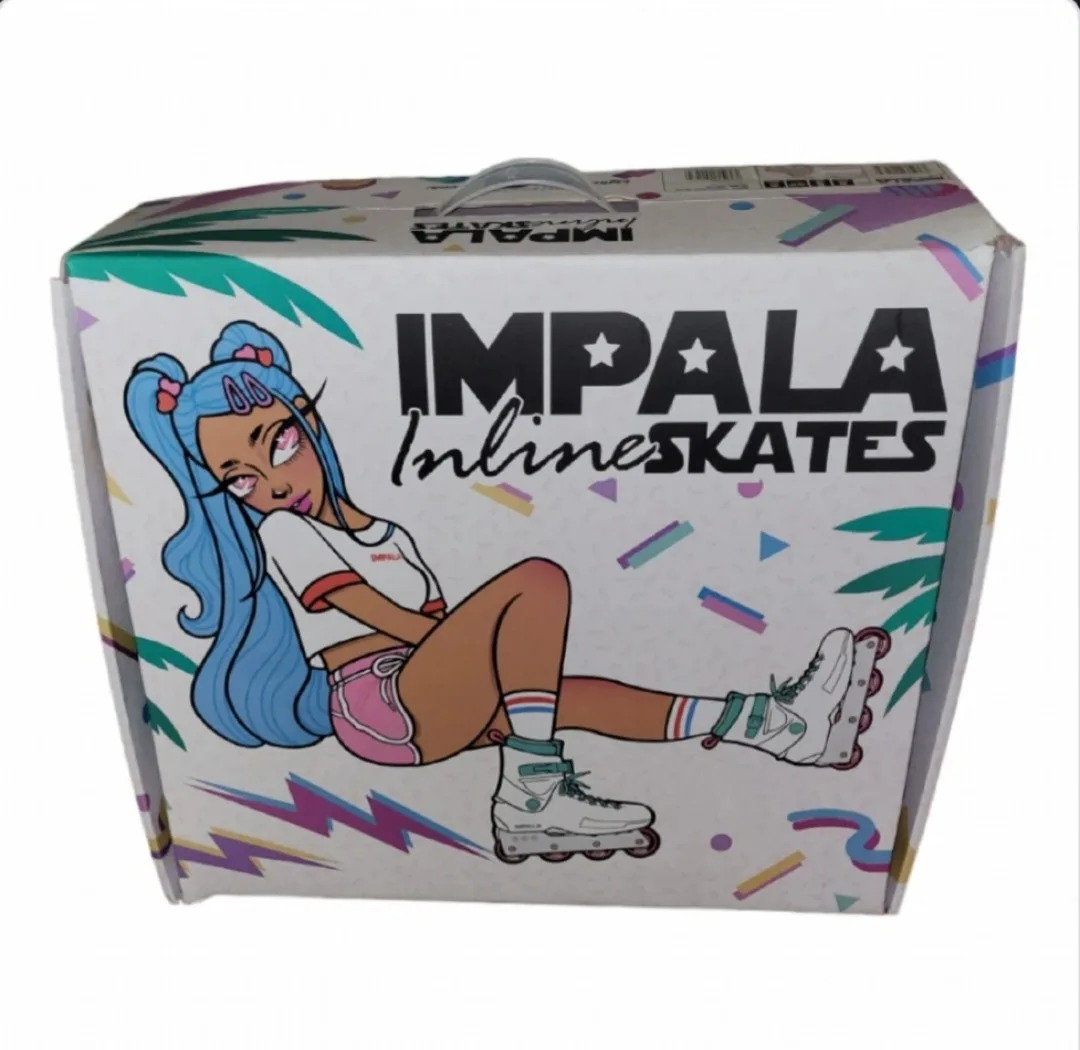 (NEW) IMPALA LIGHTSPEED INLINE PINK ROLLERBLADES ( Size US 8) image indicator(2)