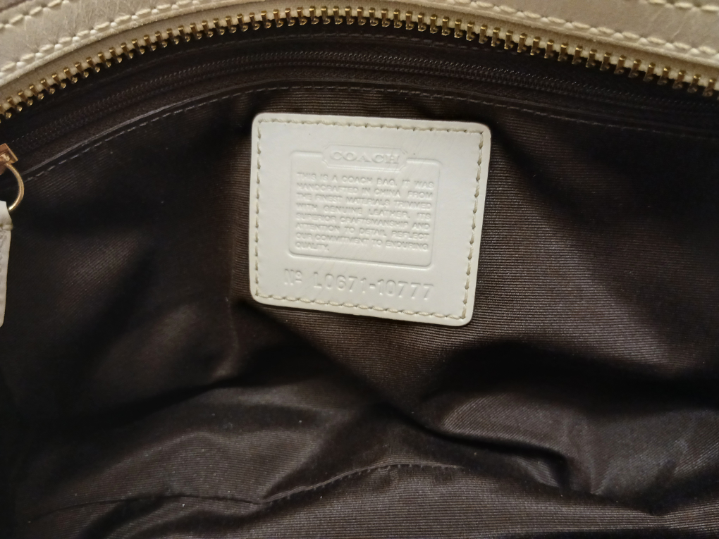 Coach White Satchel Handbag - photo 2