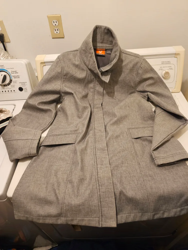 Merrell gray windproof lined jacket size Large thumbnail