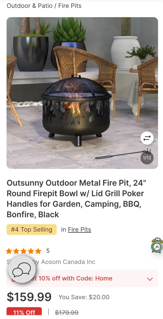 OUTDOOR FIRE PIT---BRAND NEW!! image indicator(2)