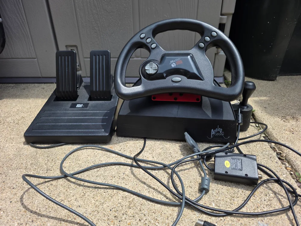Mad Catz Analog Steering Wheel for PlayStation thumbnail