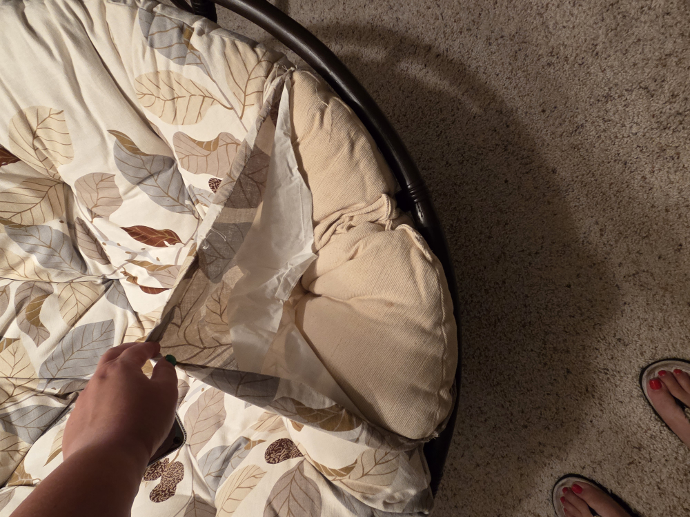 Papasan Chair with Cushion - photo 3