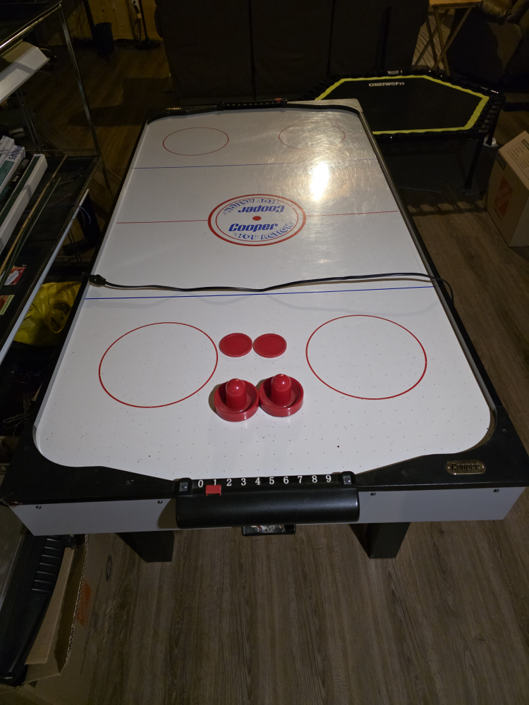 Cooper Top Action Air Hockey Table