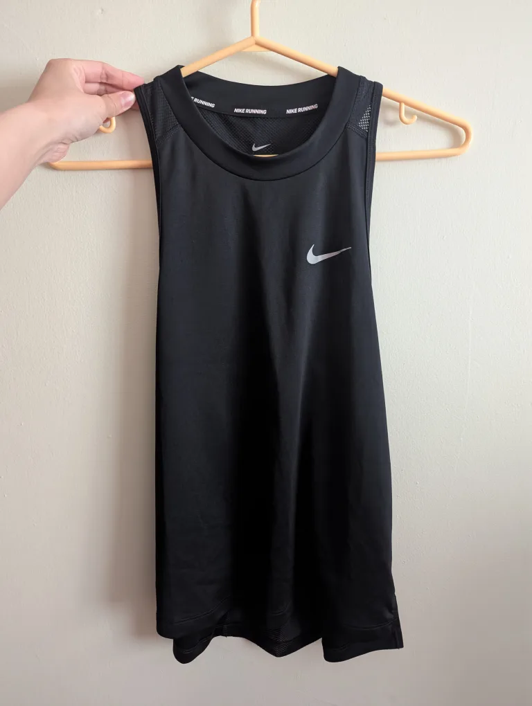 Nike Dri-FIT Running Tank Top, Black thumbnail