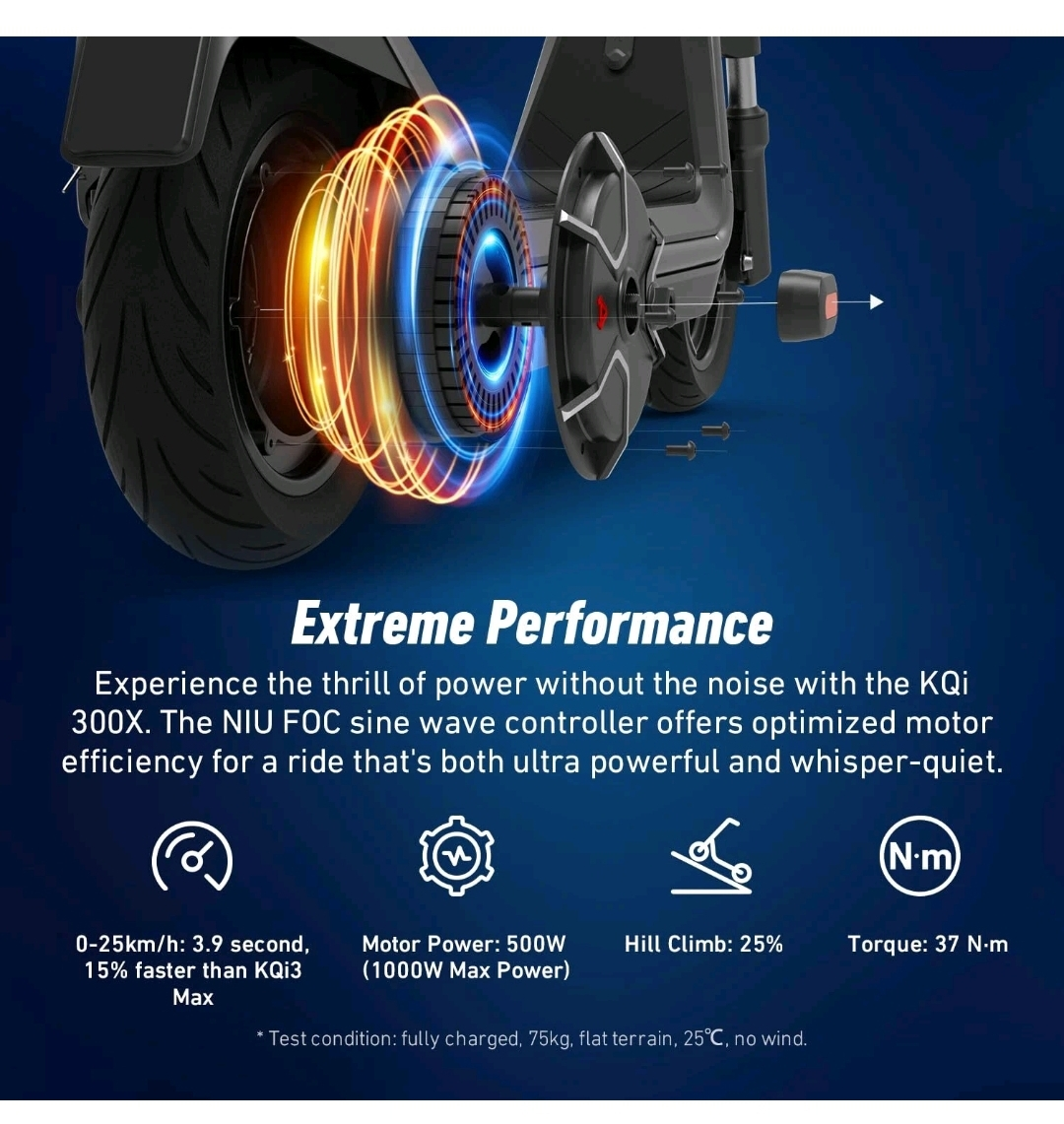 NIU KQi300X Electric Scooter - photo 4