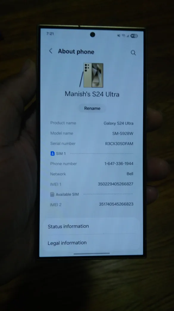 Samsung Galaxy S24 Ultra. Perfect condition. image indicator(4)