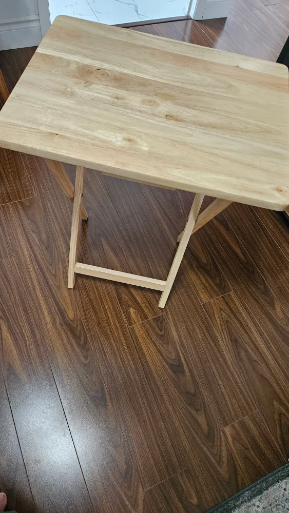 Wooden Folding Tray Table - 19x14" thumbnail