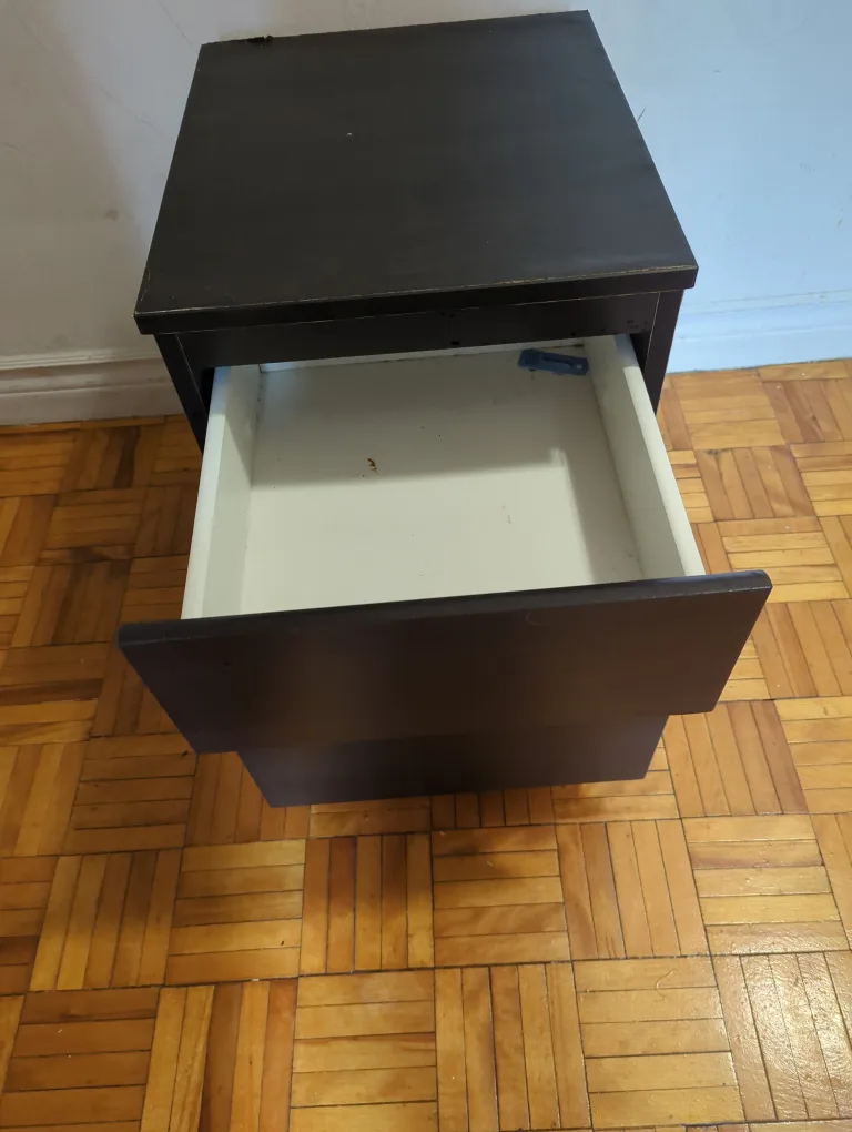 Black 2-Drawer Bedside Table image indicator(3)