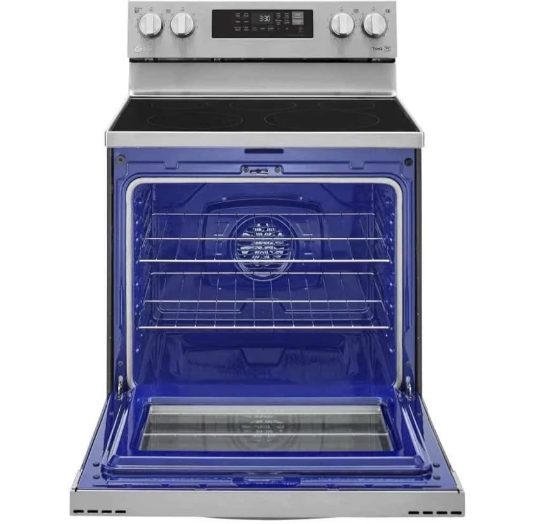 LG 6.3 cu. ft. Smart Electric Range with Air Fry - photo 3