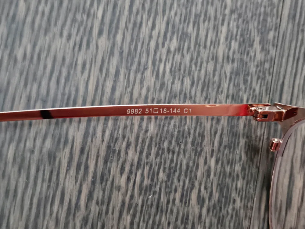 Rose Gold/matte black Eye Glasses Frame 51-18-144 image indicator(3)