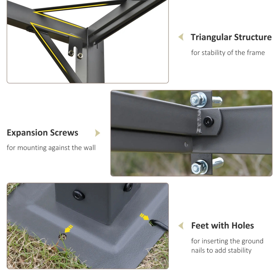 Brand new Retractable Canopy Pergola 10'x10'. on sale - photo 4