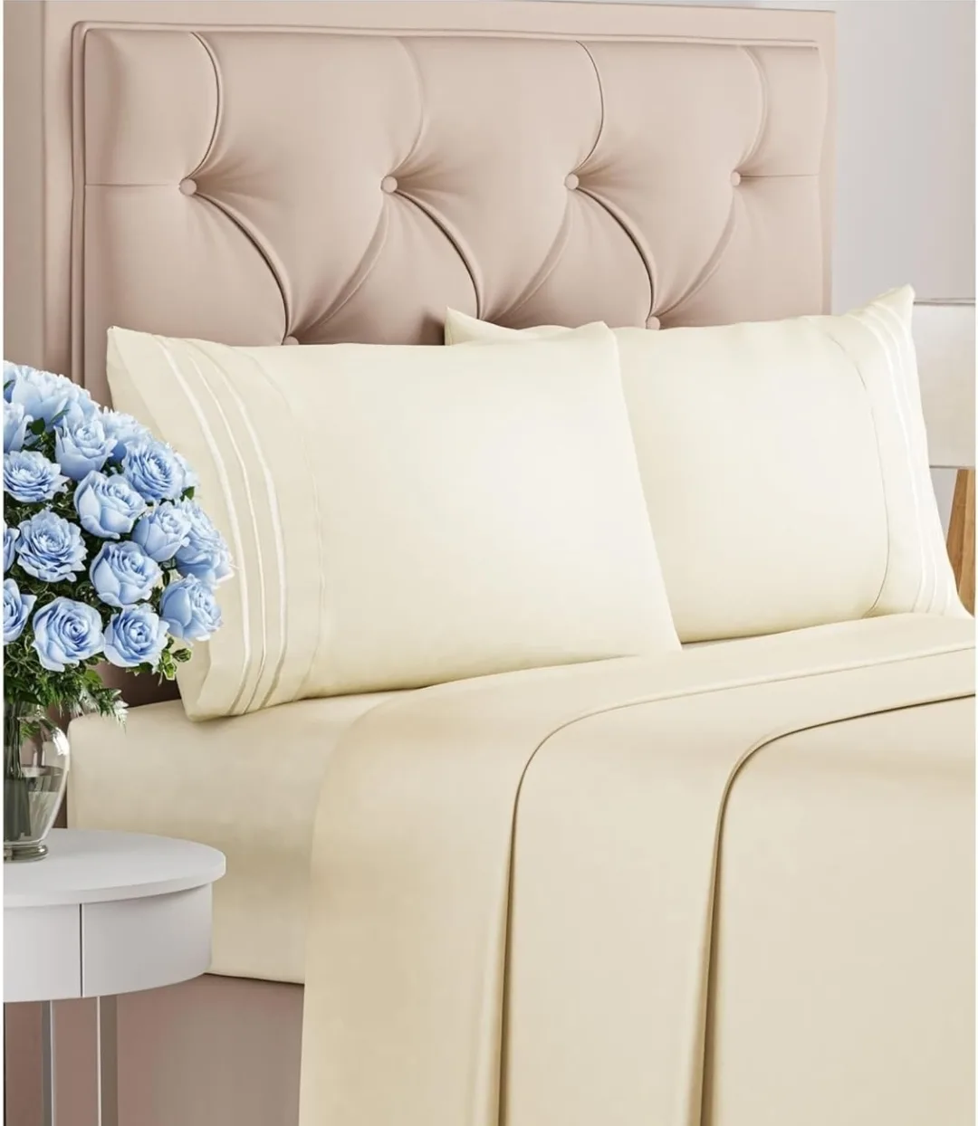 King 4pc Sheet Set - Off White 🇨🇦 thumbnail