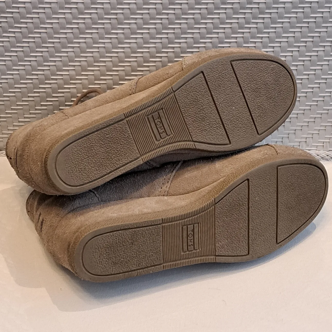 🔅 Toms🔅 Hi Top High Heels Suede Shoes image indicator(4)