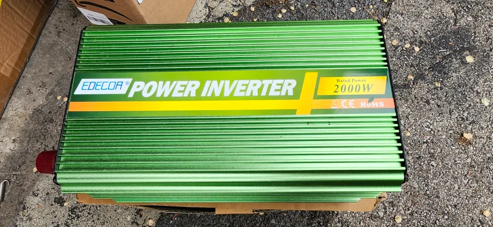 EDECOA 2000W Power Inverter DC 12V to 110V 120V thumbnail