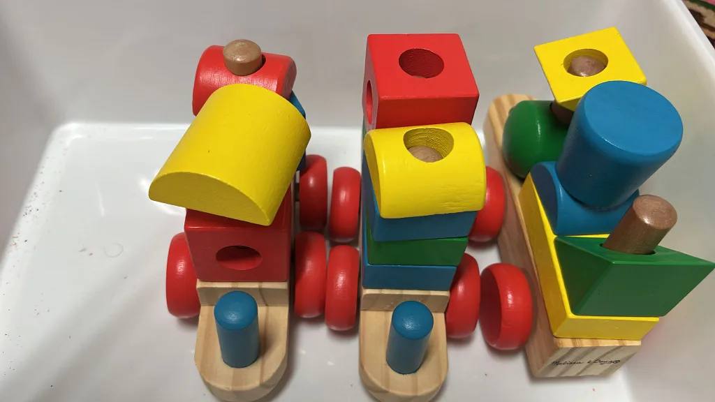 Melissa & Doug Wooden Shape Sorter Train thumbnail