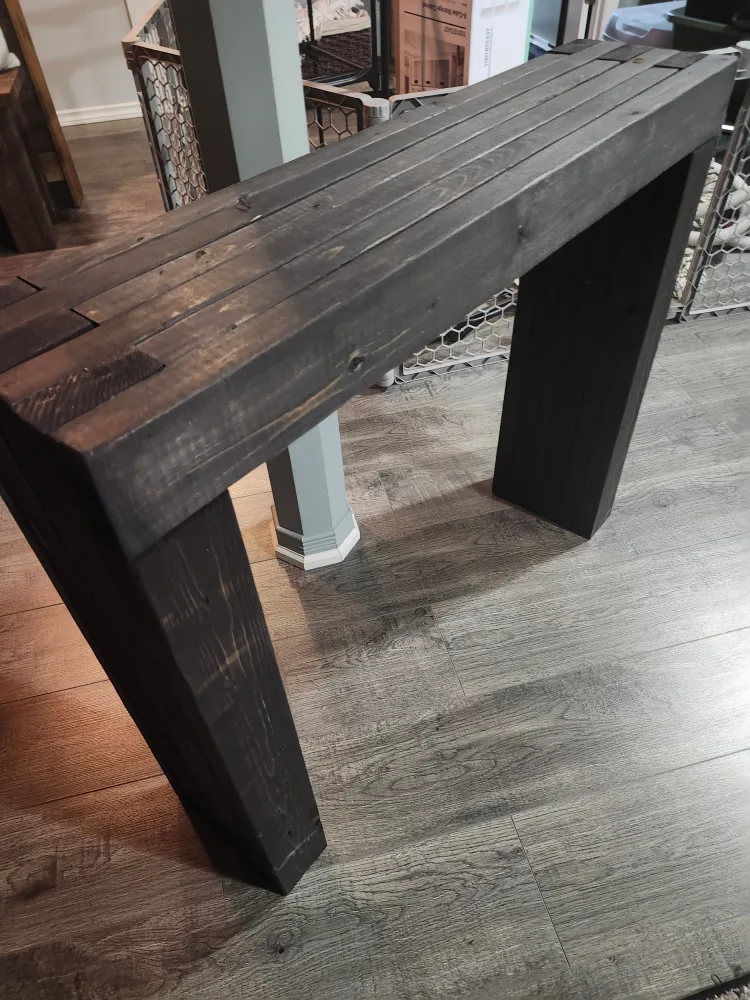 Heavy Wood Console Table thumbnail