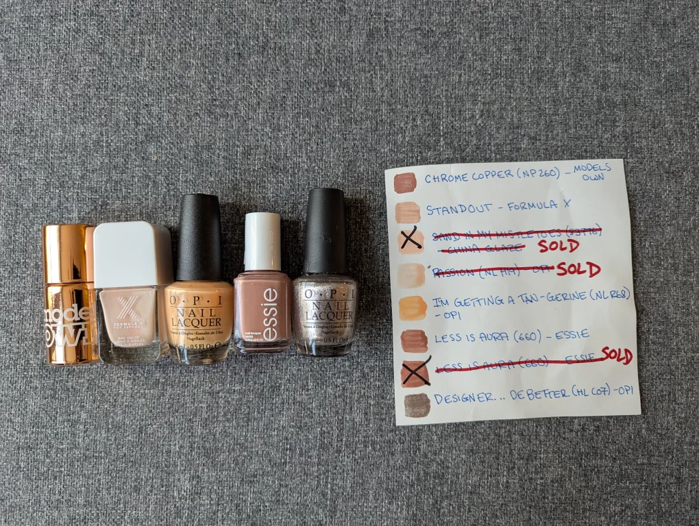 Nail Polish $5 each or $20 for 5 (Creams and Silvers) image indicator(4)