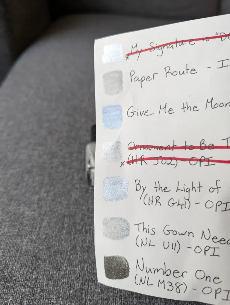 Nail Polish $5 each or $20 for 5 (Creams and Silvers) image indicator(9)