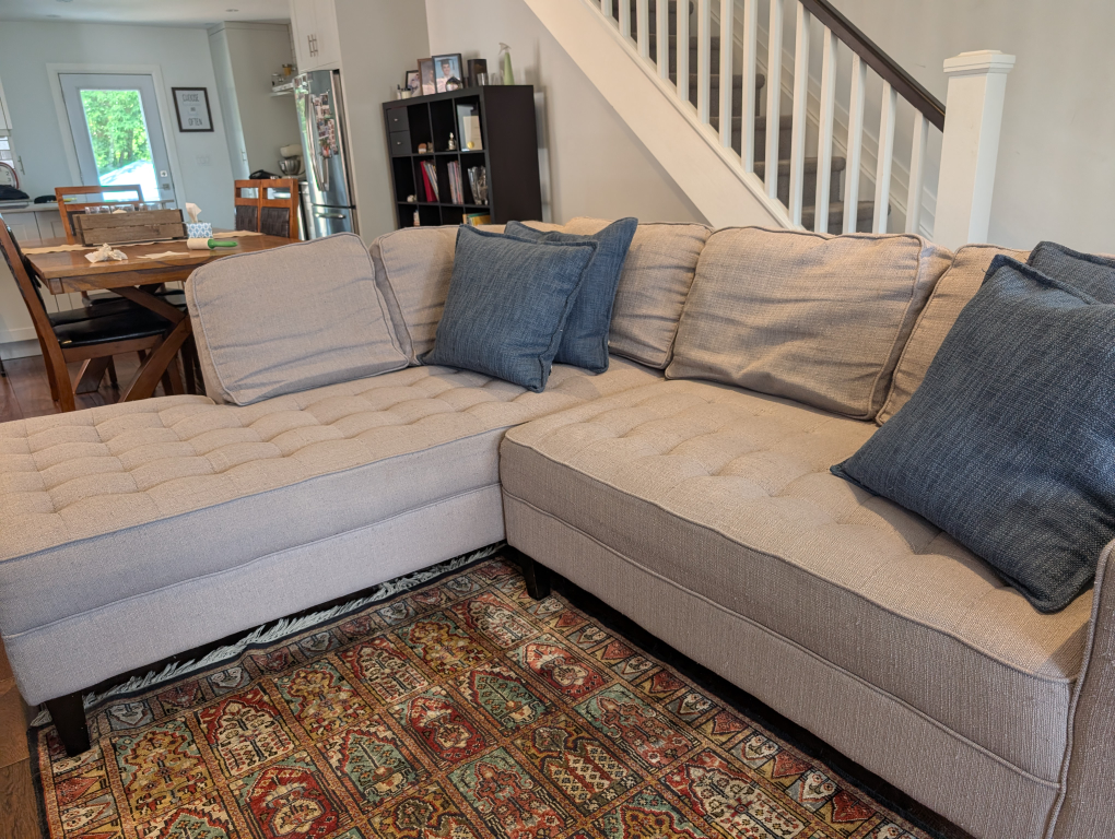 Grey Sectional Sofa The Brick
