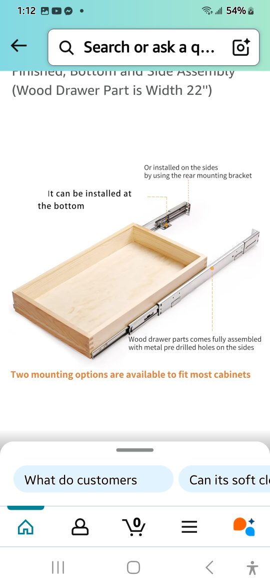 Wood Drawer Organizer (22")