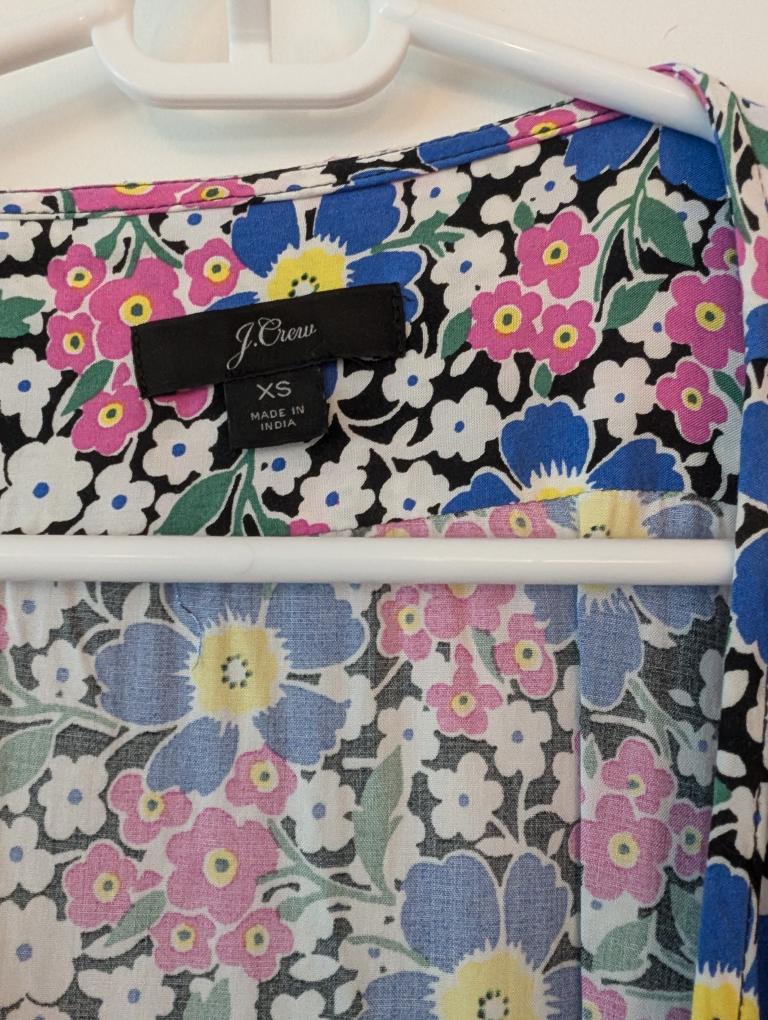 J.Crew Floral Wrap Dress - Size XS - photo 3