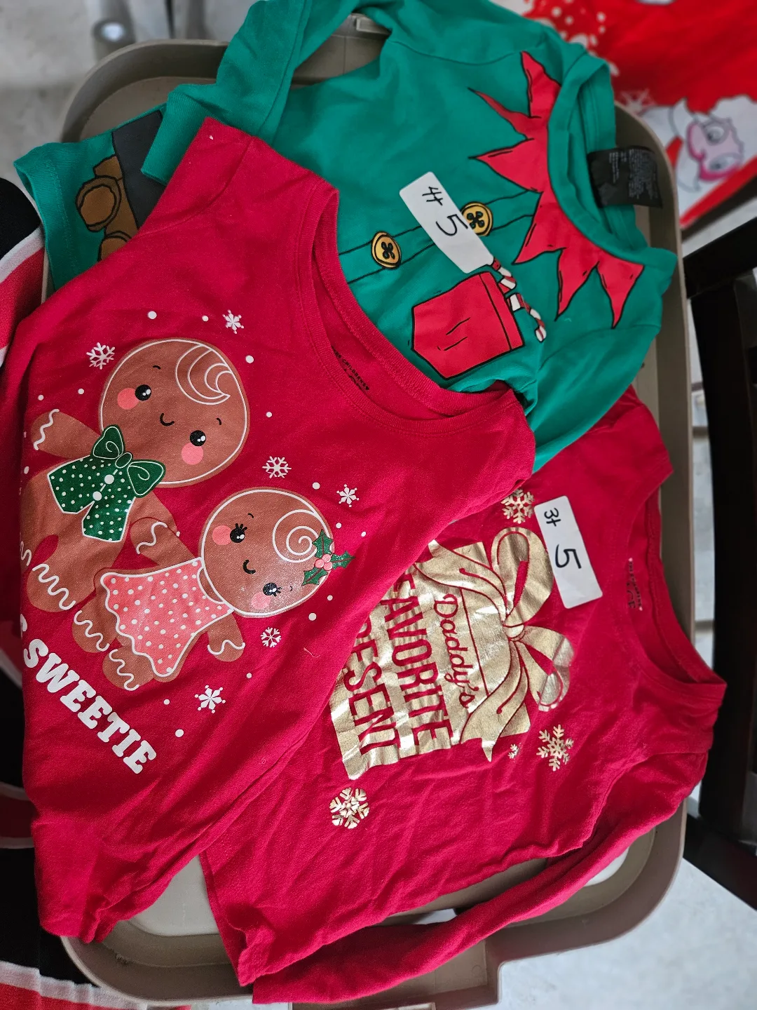 Kids Holiday Long Sleeve Shirts, Size 3T & 5 thumbnail
