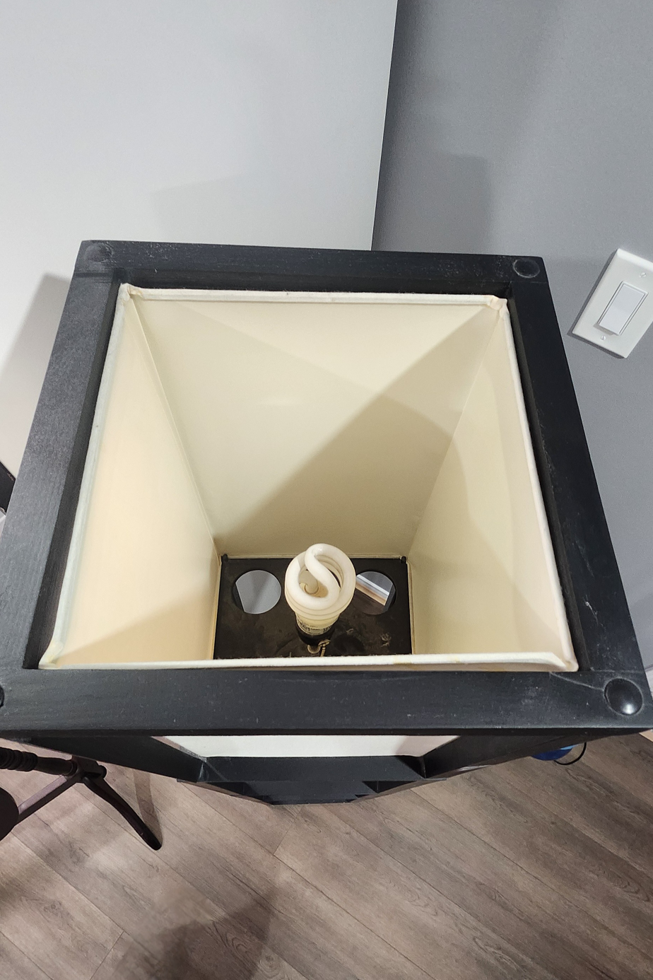Black Shelf Floor Lamp - photo 4