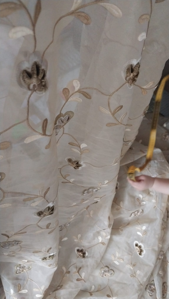 *Longue Rideau transparent floral* - photo 2