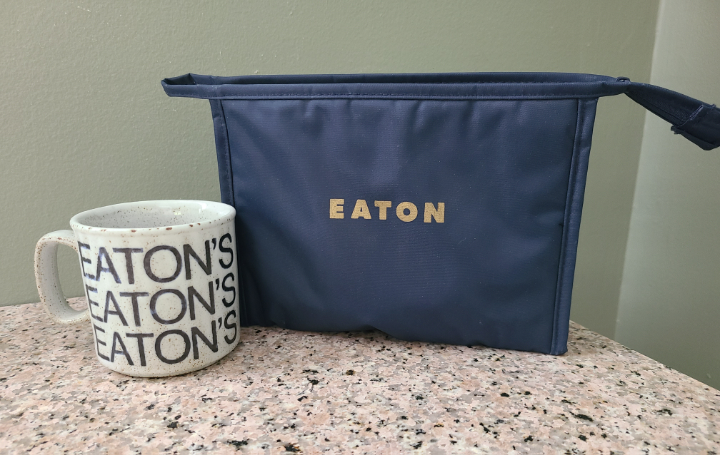 Eaton's Makeup Bag & Mug
