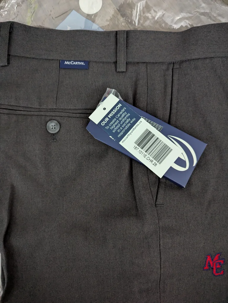 McCarthy School Uniform Pants - Size 28 - New image indicator(3)
