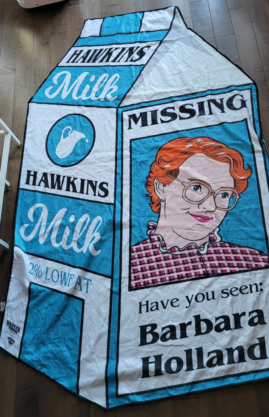 Stranger Things Barb Throw Blanket thumbnail