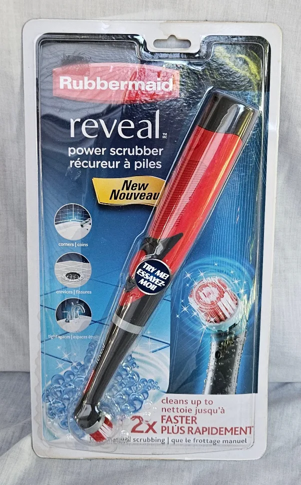 New Rubbermaid Reveal Cordless Battery Power Scrubber thumbnail