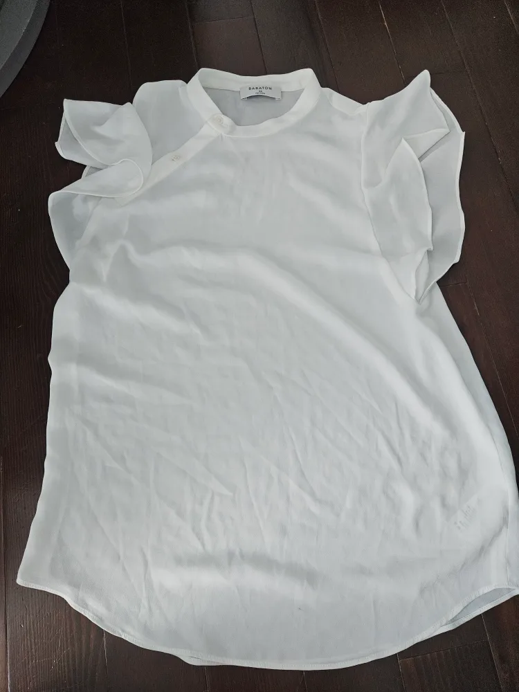 Babaton White Blouse xs thumbnail