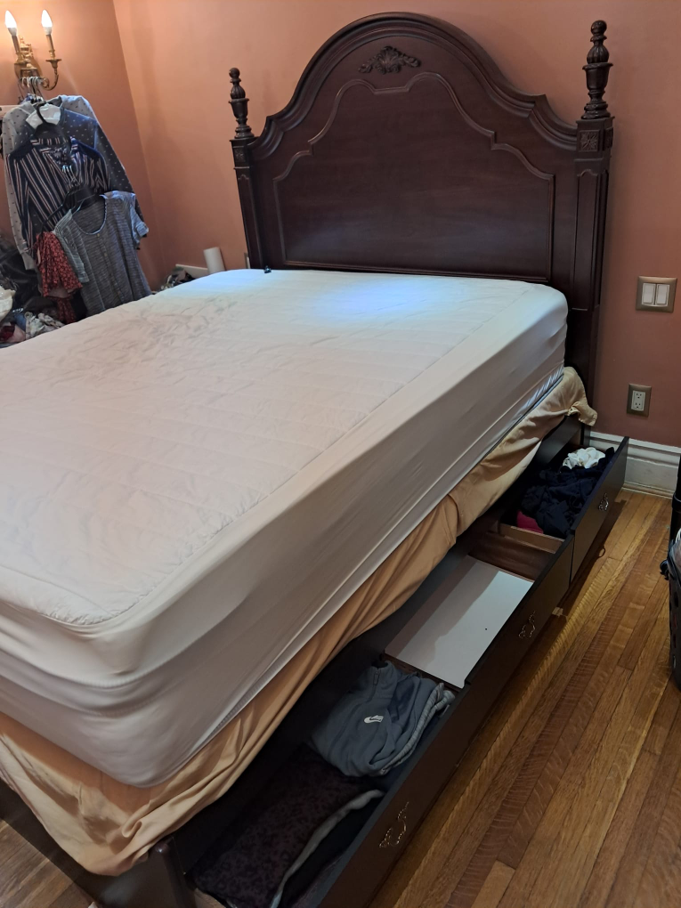 Bed Frame with Storage Drawers