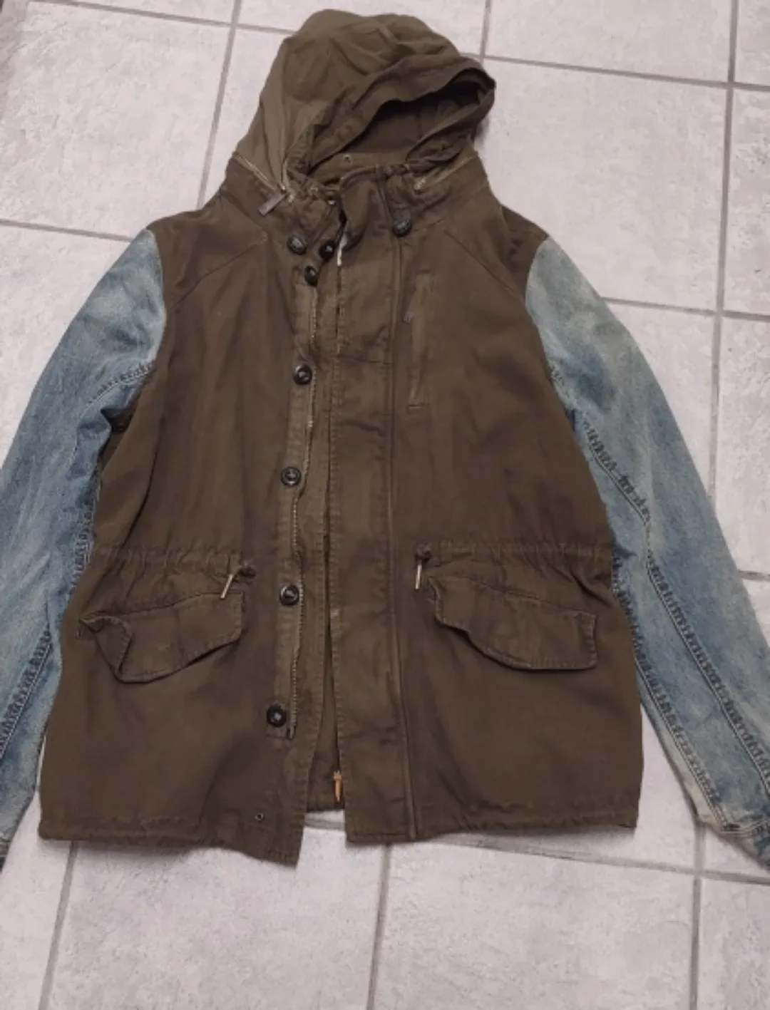 ( NEW) Men's  Barbados Olive Green Jacket thumbnail