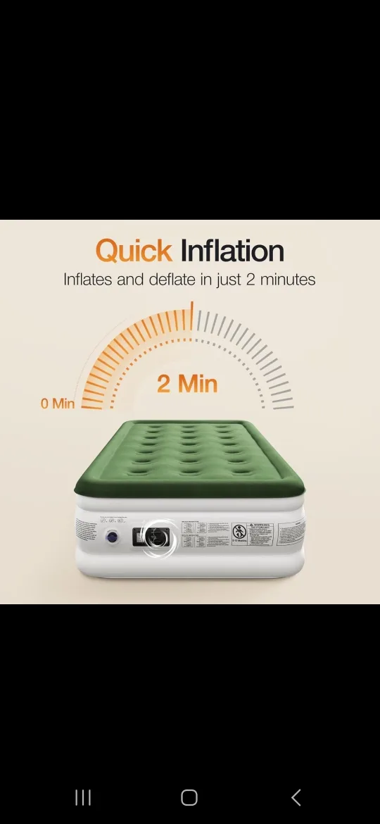 🇨🇦Zearna Twin Air Mattress - New in Box🍁 thumbnail