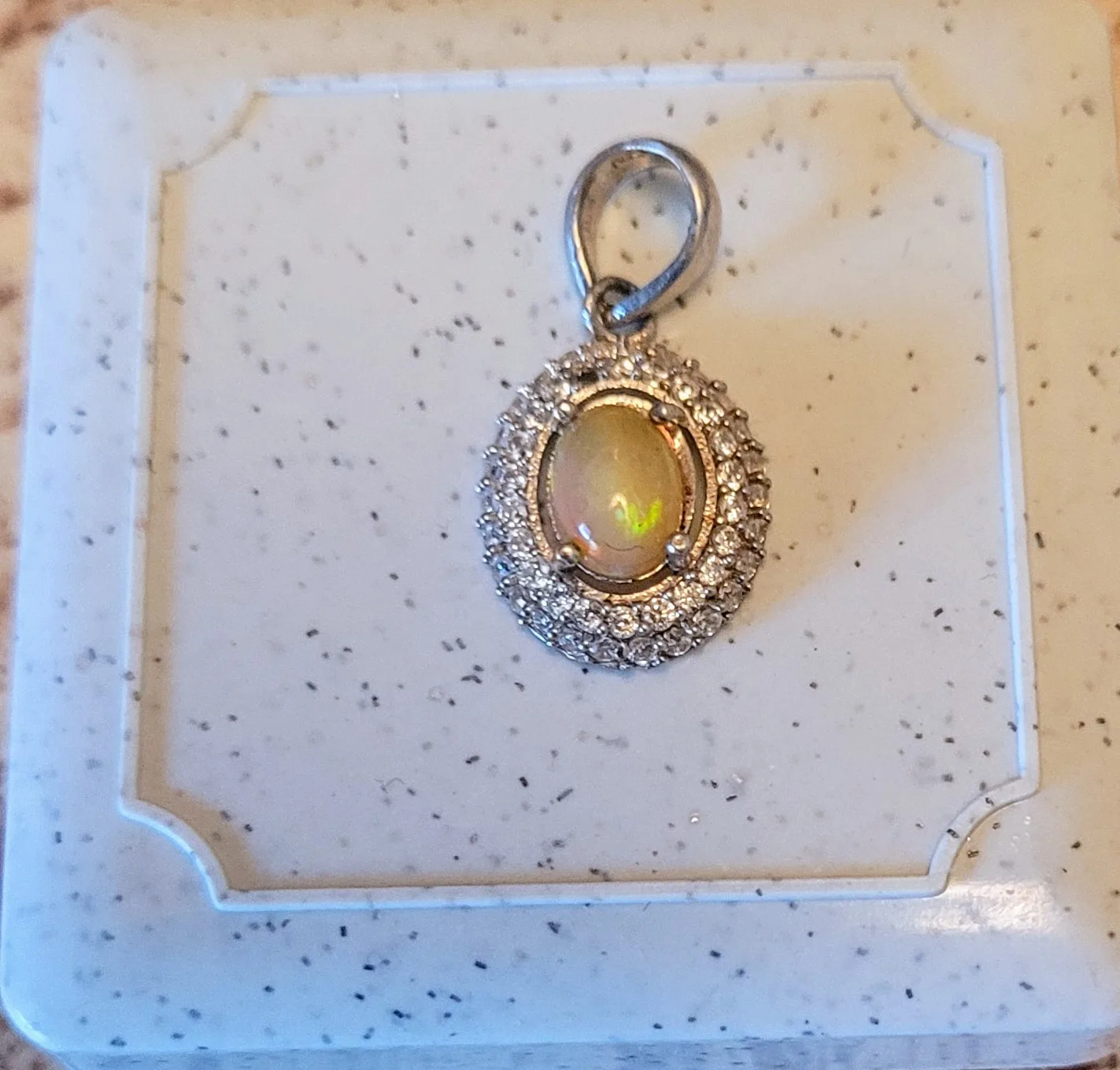 🇨🇦Opal Pendant with Silver Setting thumbnail