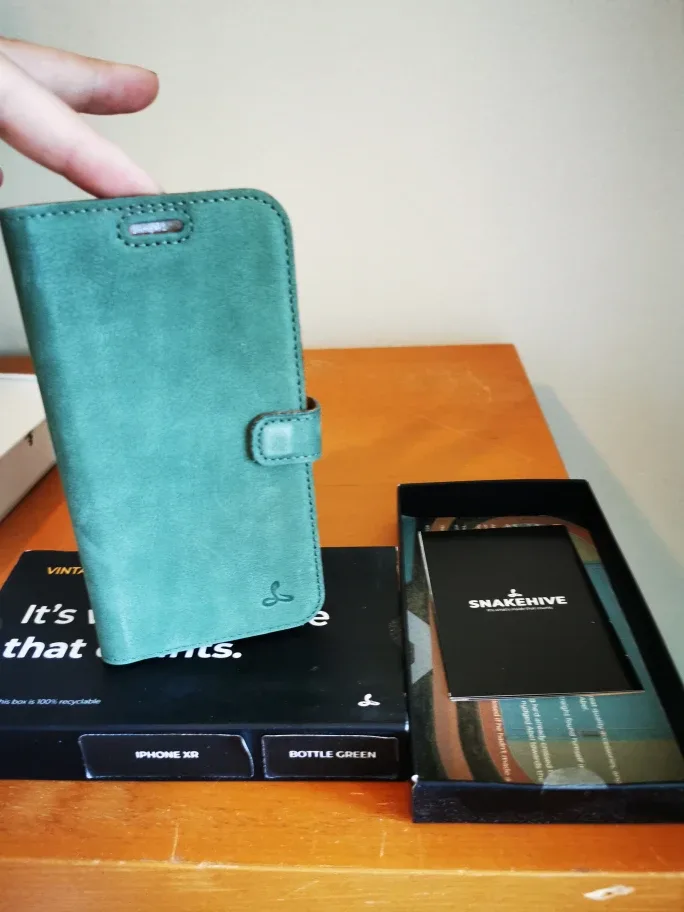 Snakehive Vintage Bottle Green iPhone XR Wallet Case image indicator(4)