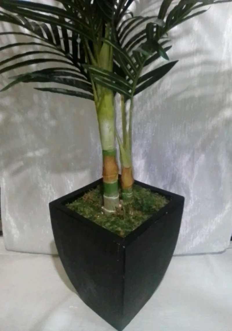 Artificial Palm Tree in Black Pot image indicator(2)
