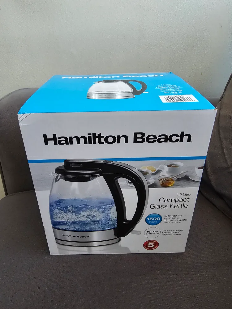 Hamilton Beach Glass Electric Tea Kettle, 1 L 🇨🇦 thumbnail
