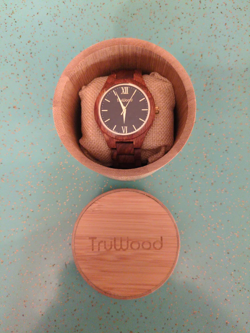 TruWood Wooden Watch with Box thumbnail