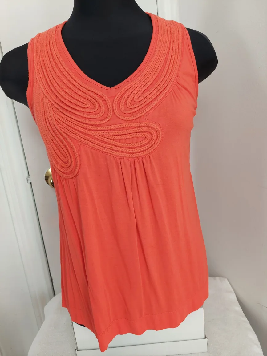 Viriato Orange Sleeveless Top 🇨🇦  thumbnail