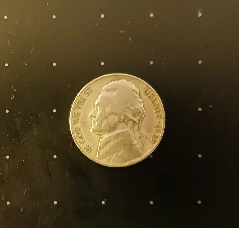 A Jefferson Nickel from 1939 thumbnail