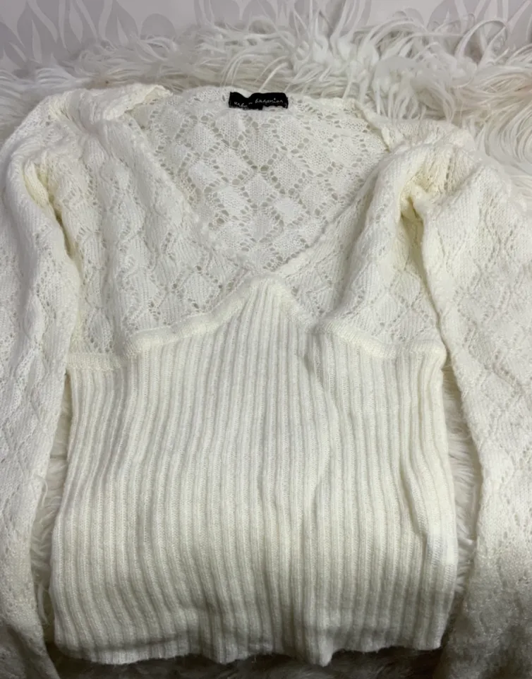 Urban behaviour lace sweater thumbnail