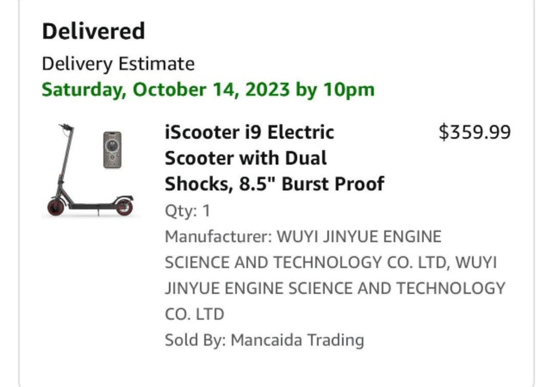 🛴 Free Electric Scooter (Needs Battery Replacement)