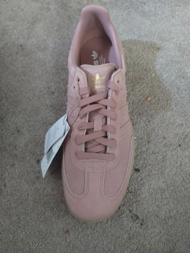 Brand new Adidas Samba OG Pink Suede shoes image indicator(2)